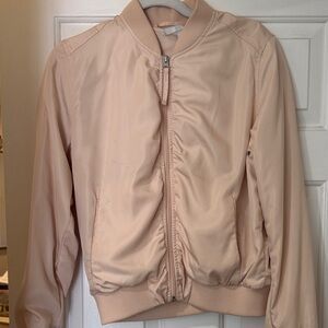 Zella Pale Pink/ peach Bomber Jacket.